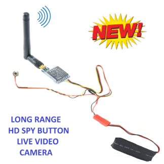 NO INTERNET LONG RANGE HD SPY BUTTON CAMERA